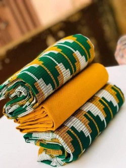 Ghanaian Handmade Fabric (Kente Combination) - 6 Yards